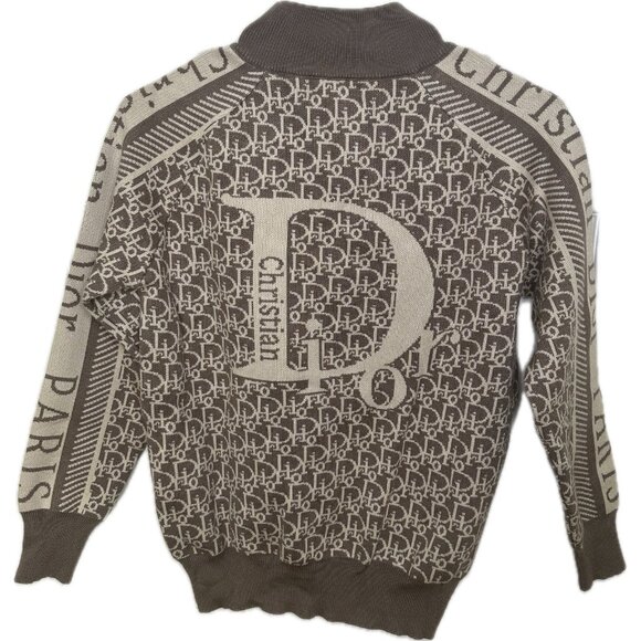 Dior Brown Patterned Women's Jacket - Picture 3 of 7